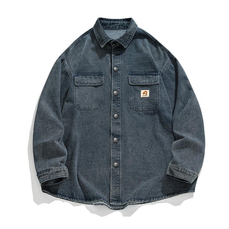 Jackets | Georges Shirt Jacket Denim – Mens Clothing Jackets