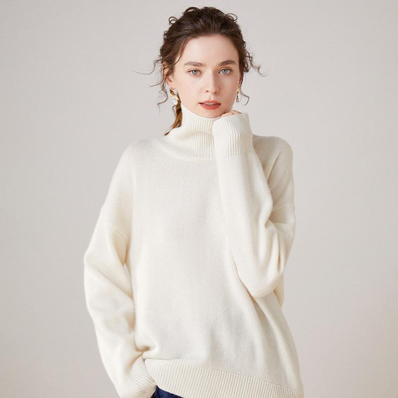 Knitwear | Merci chimney collar cashmere jumper – Womens Clothing Knitwear